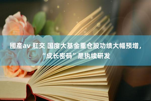 國產av 肛交 国度大基金重仓股功绩大幅预增，“成长密码”是执续研发